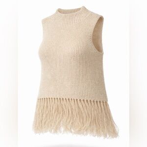 Rails Cream Knit Top